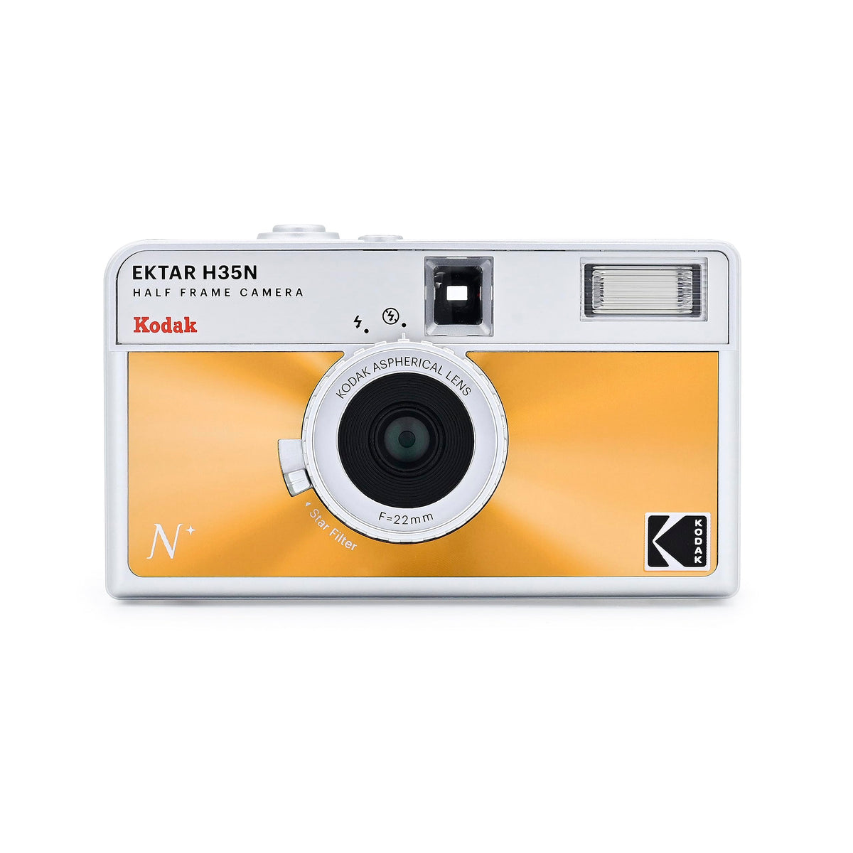 KODAK EKTAR H35N front profile showing camera shape and easy handling benefit