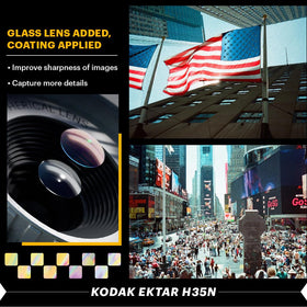 Kodak EKTAR H35N reusable design invites repeat use and creative reloads.