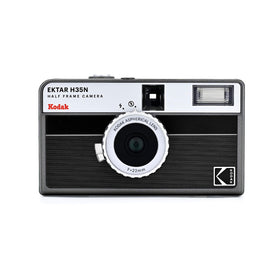 Kodak EKTAR H35N side view highlights portable design for on-the-go shooting.