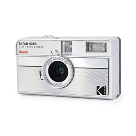 Kodak EKTAR H35N star filter engaged for starburst effects around lights.