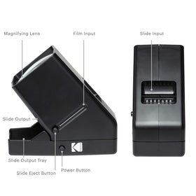 KODAK film feeder detail demonstrating easy negative handling advantage