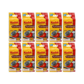 Kodak Fun Saver camera pack 10 front view for easy grab-and-go photography.