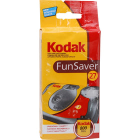 Kodak Funsaver bundle includes microfiber cloth for quick cleaning and lens care.
