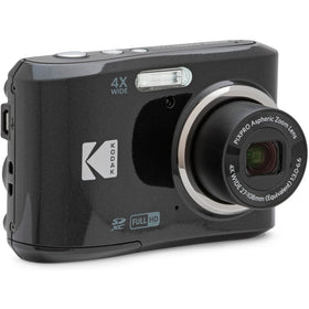 Kodak FZ45BK lens close-up highlights 4x optical zoom