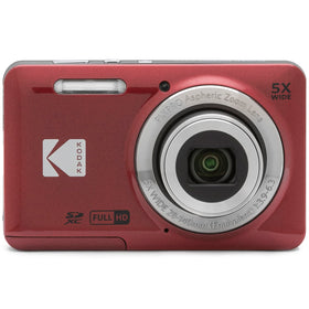 KODAK PIXPRO FZ55 red camera with 16MP sensor for crisp memories.