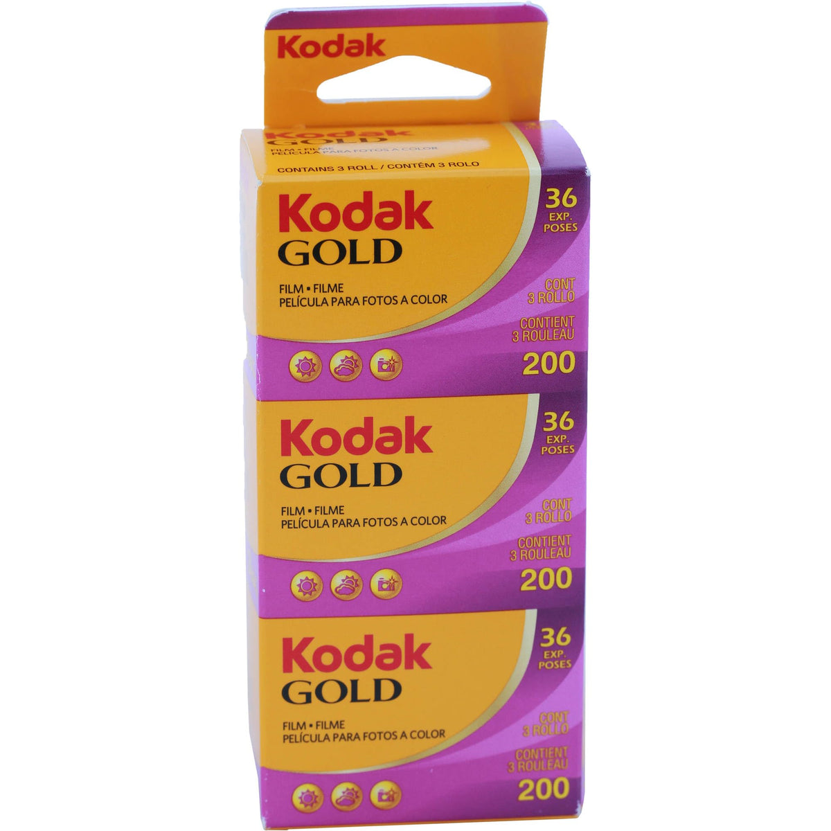 The Imaging World kodak gold 200 roll next to microfiber cloth highlights clean handling