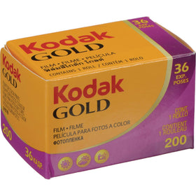 Kodak Kodacolor Gold 200 35mm film for reliable enlargements and vivid color.