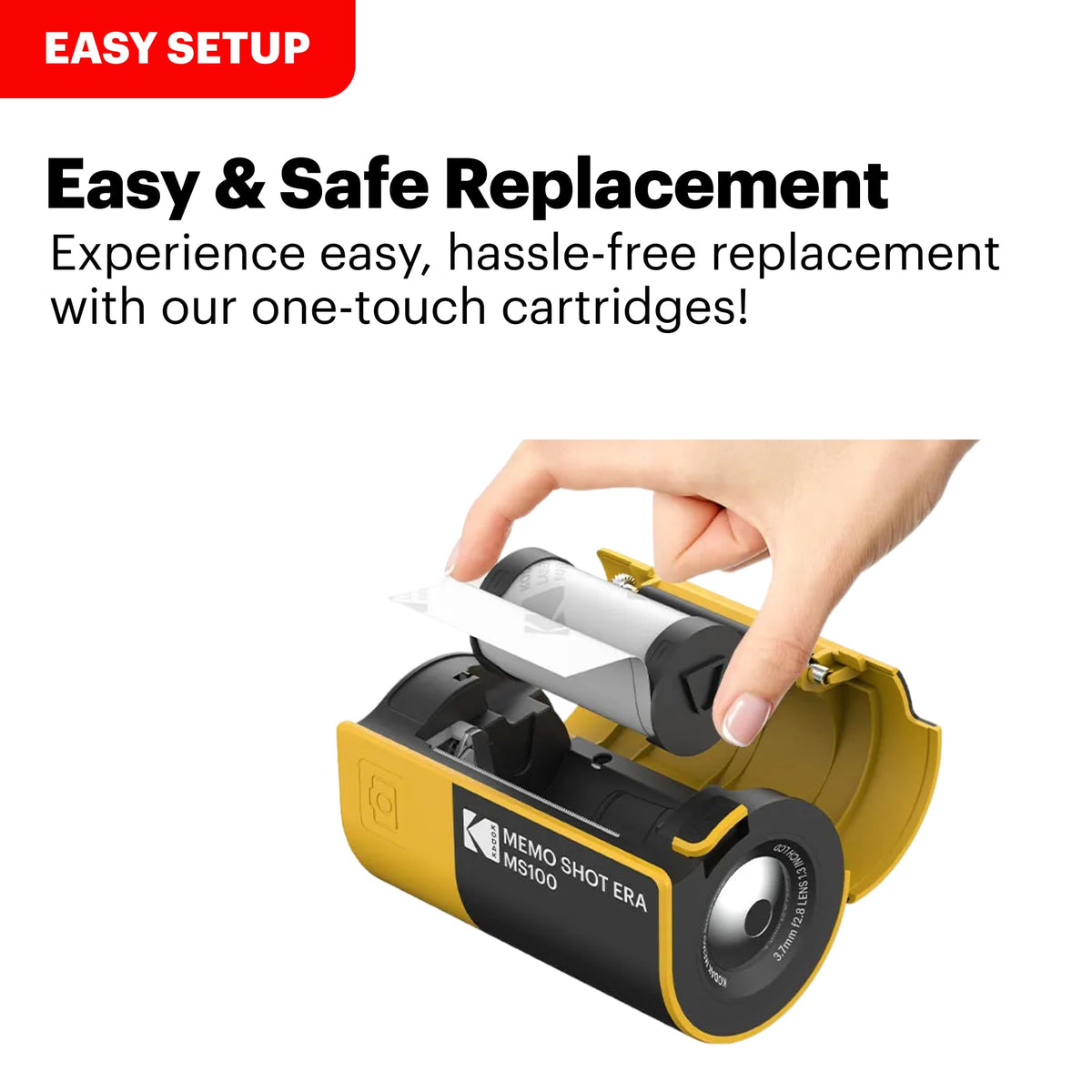 KODAK Memo Shot ERA Bluetooth setup, print photos from your phone