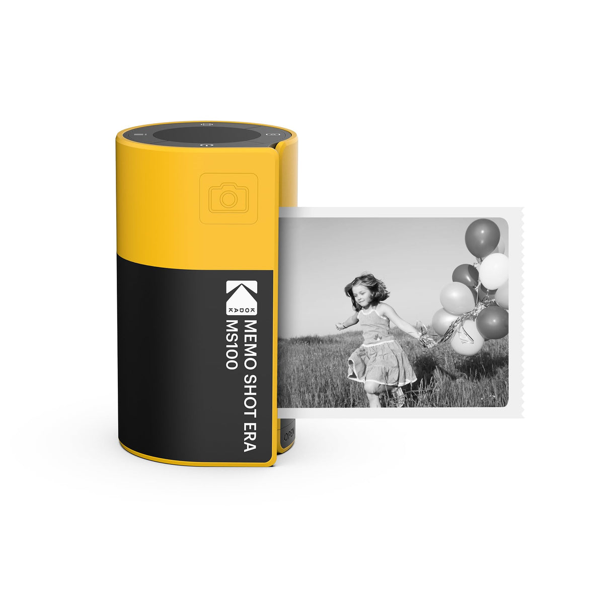 Kodak Memo Shot Era kids camera with label printing for on-the-go creativity.