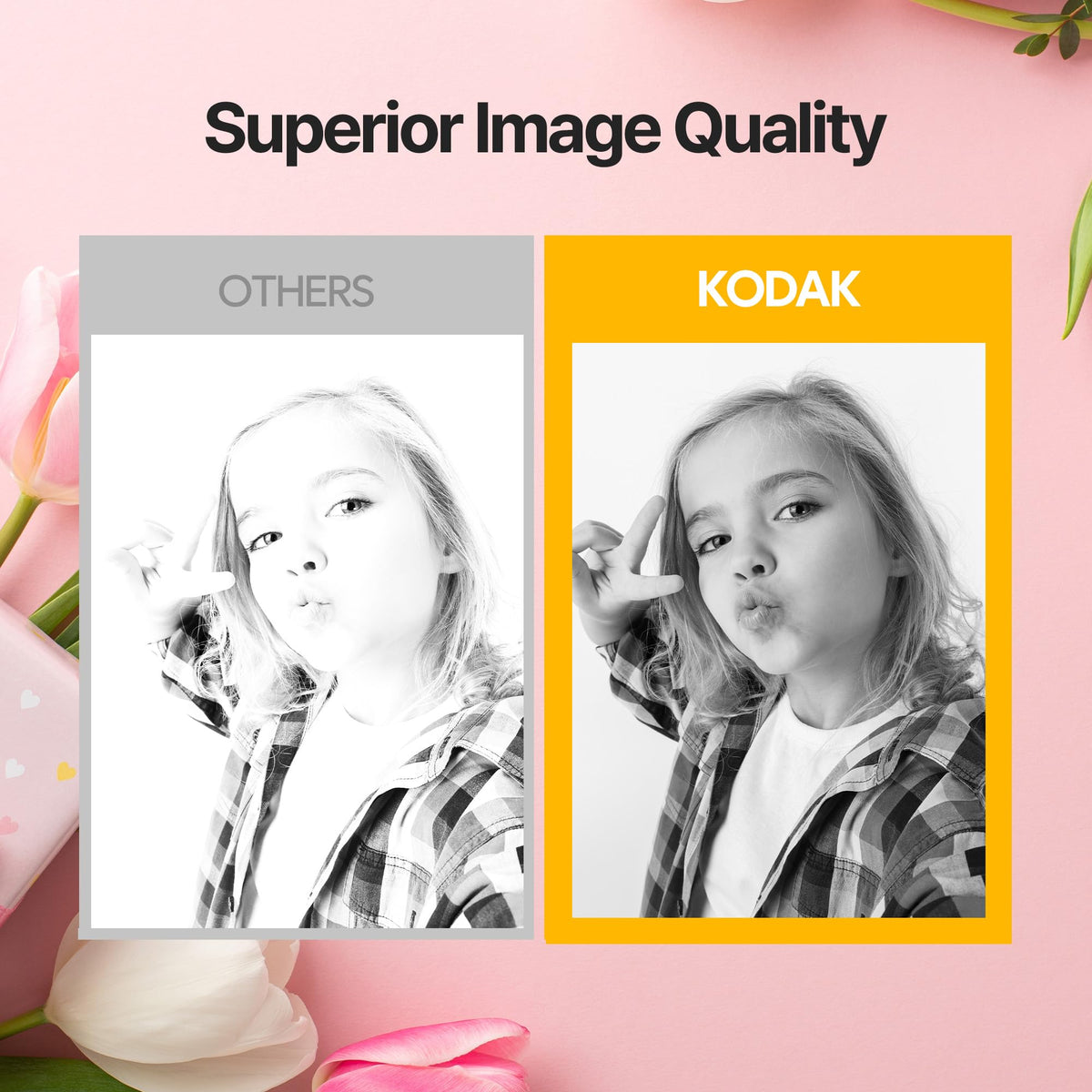 Printed photos from Kodak Memo Shot ERA with vivid colors