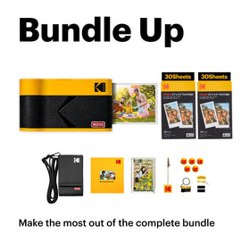 KODAK Mini 2 ERA borderless option for larger edge-to-edge photos.
