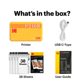Kodak Mini 2 Retro wallet-size prints for scrapbooks and gifts