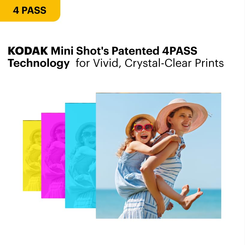 KODAK Mini 3 Retro dye sublimation detail with durable color quality.