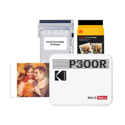 Kodak Mini 3 Retro front view shows portable instant printing