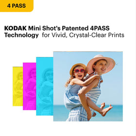KODAK Mini 3 Retro square prints display vivid color for albums