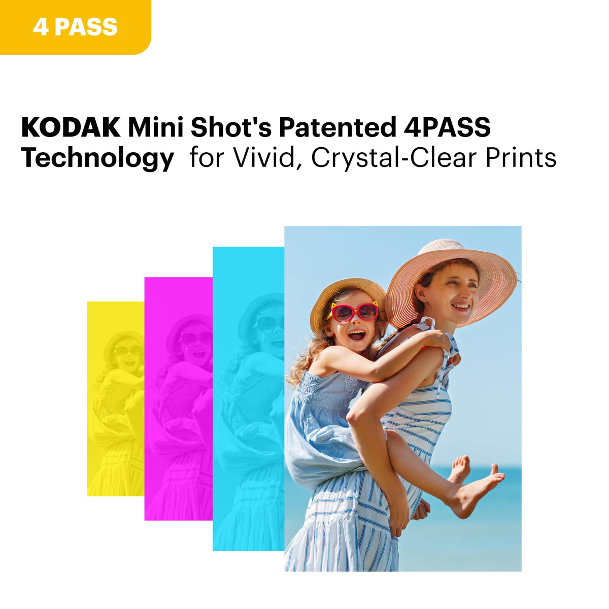 KODAK Mini Shot 2 ERA app interface for Bluetooth printing.