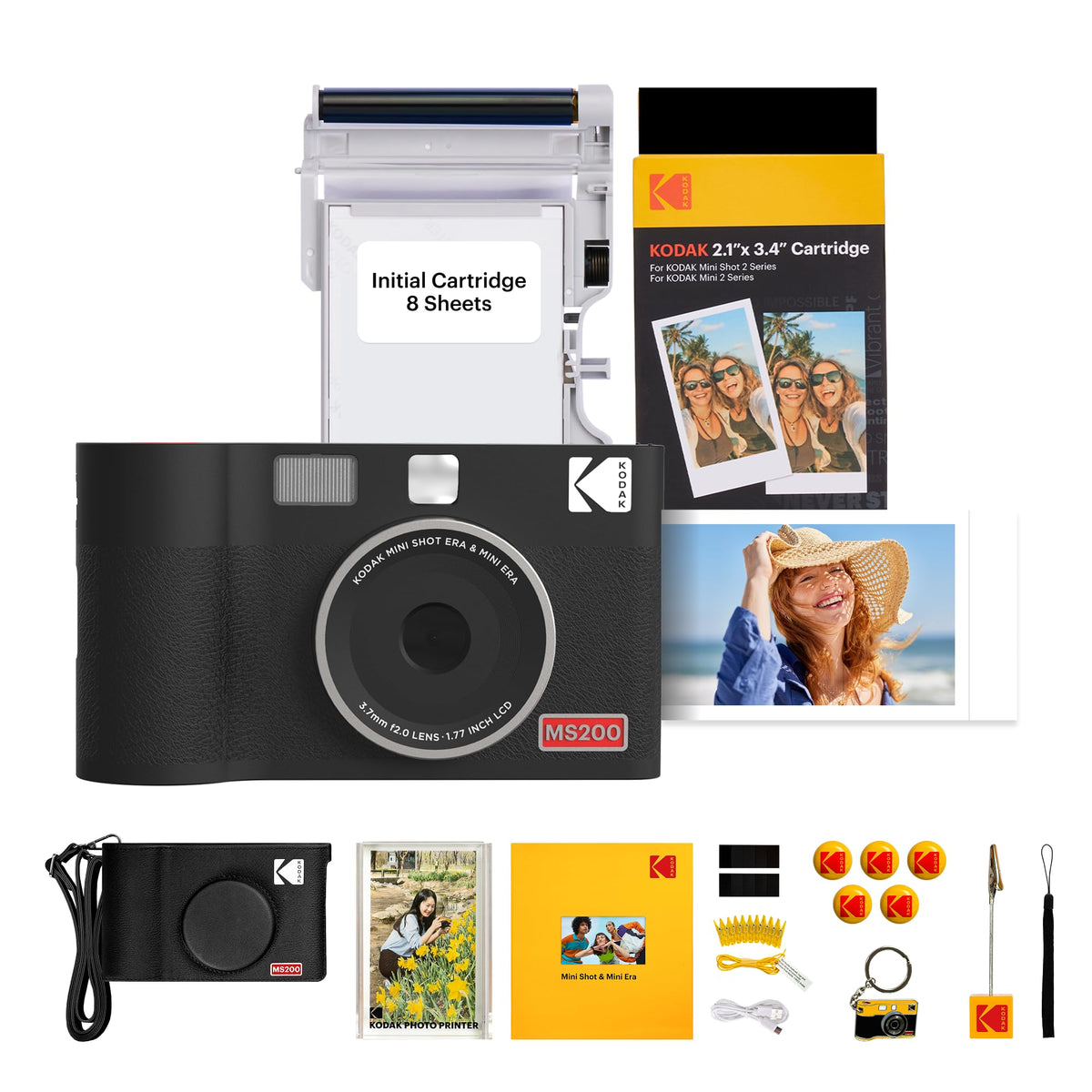 Kodak Mini Shot 2 ERA in hand printing a 2x3 photo on the go