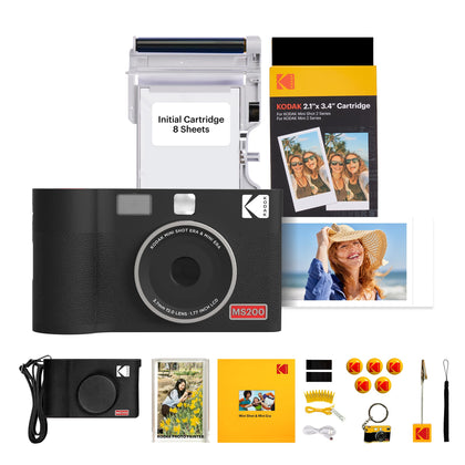 Kodak Mini Shot 2 ERA in hand printing a 2x3 photo on the go