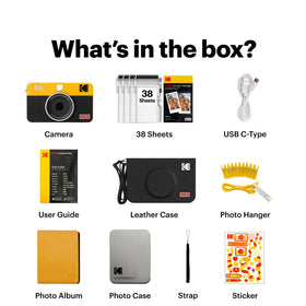 Kodak Mini Shot 2 Retro 38-sheet bundle provides ready-to-print options.