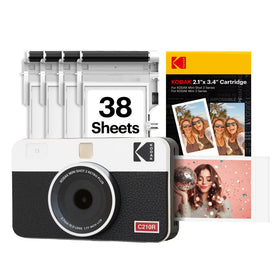 Kodak Mini Shot 2 Retro front-view camera, compact and easy to carry.