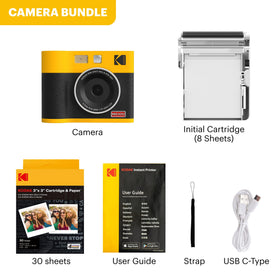 KODAK Mini Shot 3 ERA compact portable design for bags and pockets