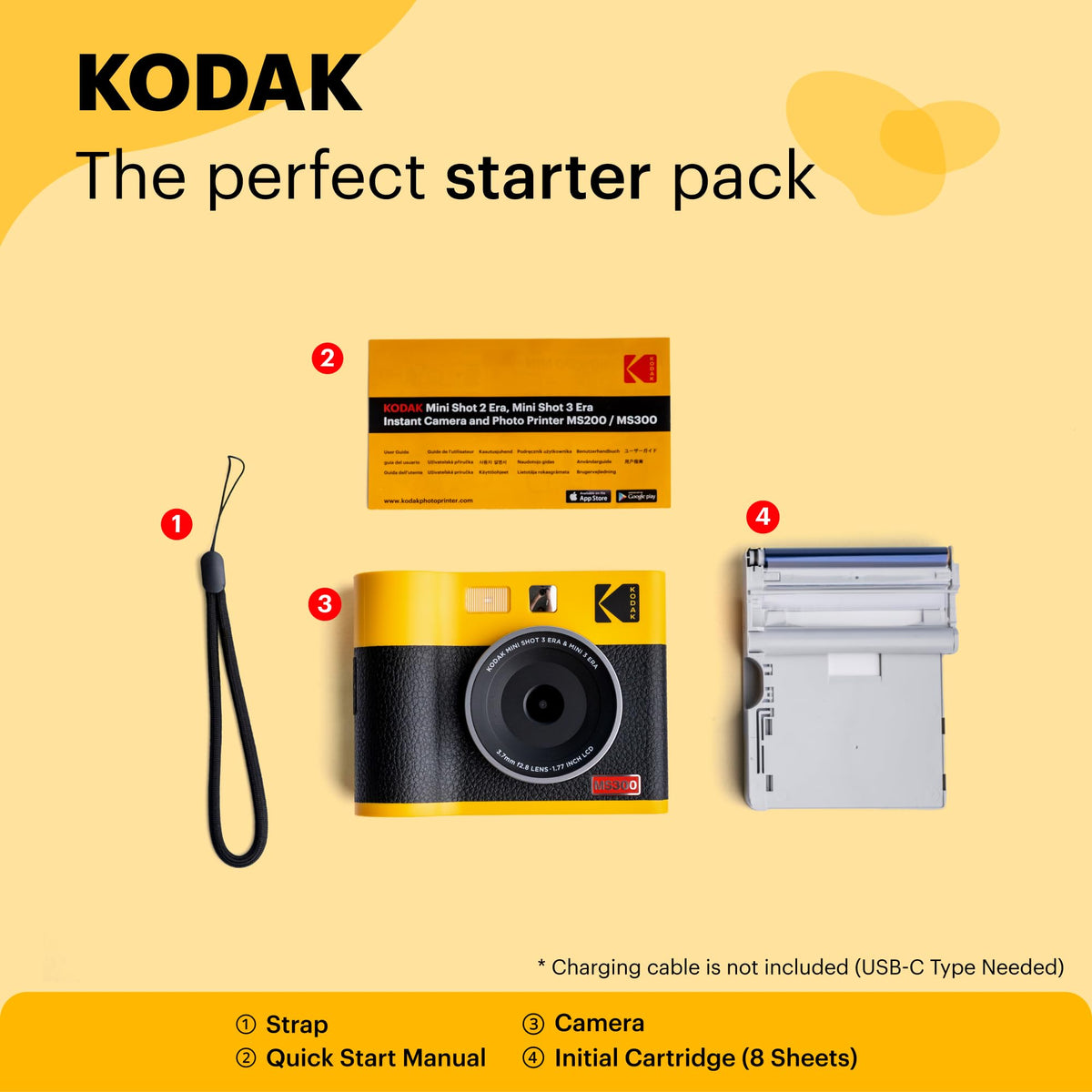 KODAK Mini Shot 3 ERA printed sample showing laminated, colorful output.