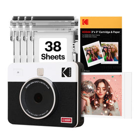 KODAK Mini Shot 3 Retro front view, compact camera for instant prints.