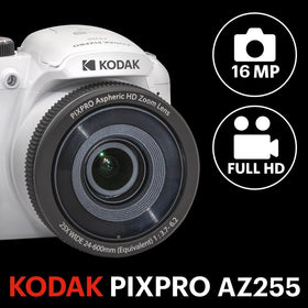 Kodak PIXPRO AZ255 OIS stabilization keeps handheld shots steadier at long focal lengths.
