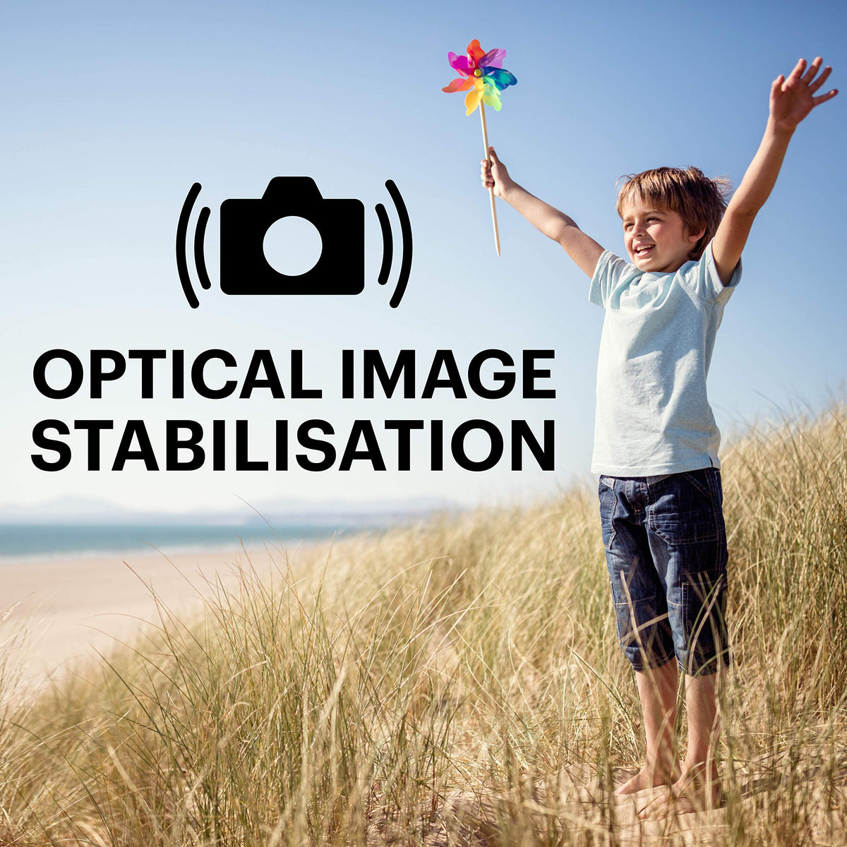Kodak PIXPRO AZ255-BK Optical Image Stabilization reduces shake