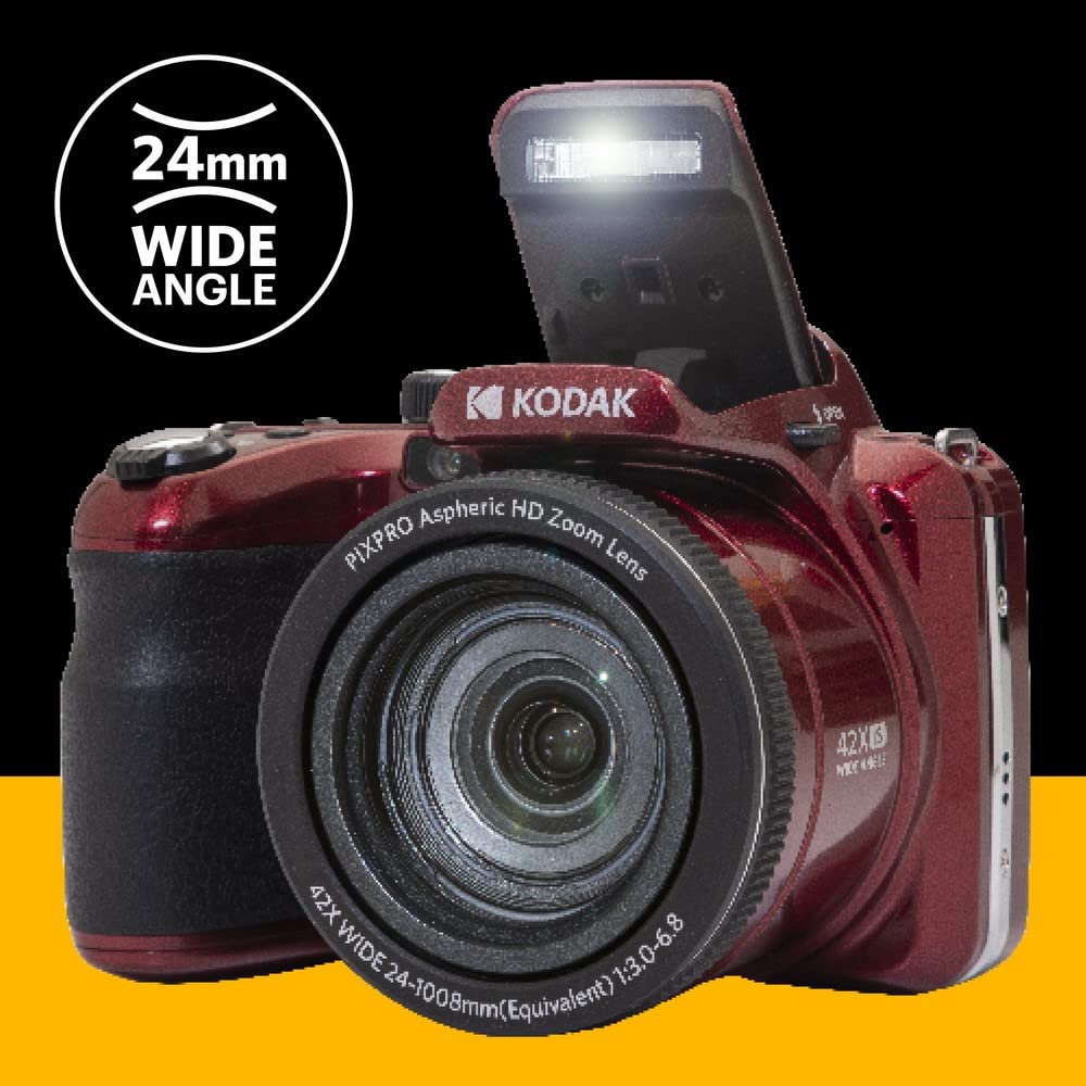 KODAK PIXPRO AZ425 20MP BSI sensor delivers vibrant colors in challenging light.