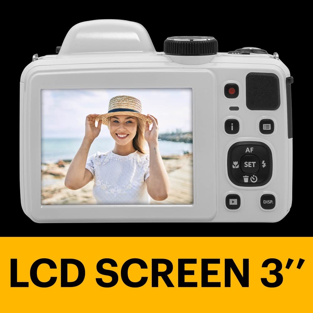 KODAK PIXPRO AZ425 Full HD video captures smooth travel moments.