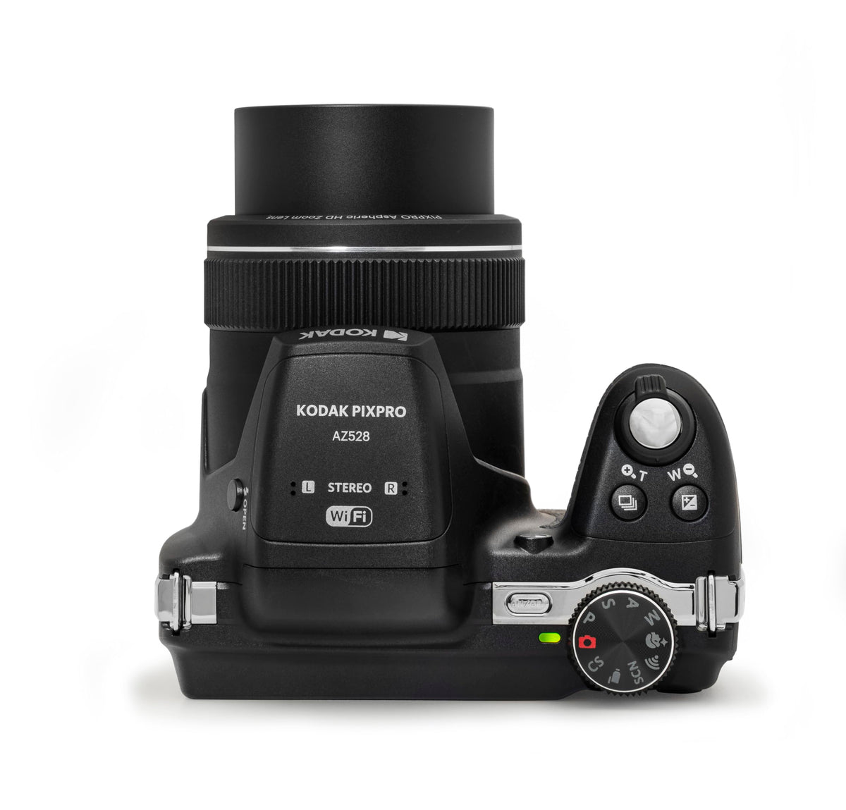 Kodak PIXPRO AZ528 telephoto wildlife shot highlights distant birds with stabilization.