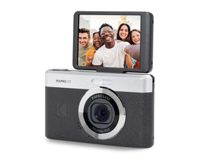 KODAK PIXPRO C1 tilt screen for easy self-portraits and vlogging.