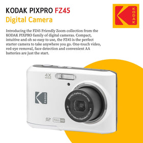 KODAK PIXPRO FZ45 2.7-inch LCD screen, quick framing and review.
