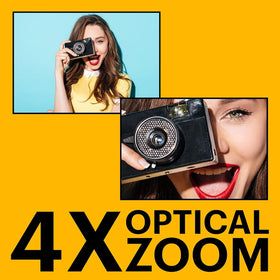 Kodak PIXPRO FZ45 4x optical zoom for flexible framing.
