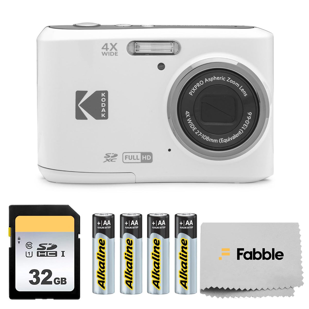 KODAK PIXPRO FZ45 camera front view, compact for travel photography.