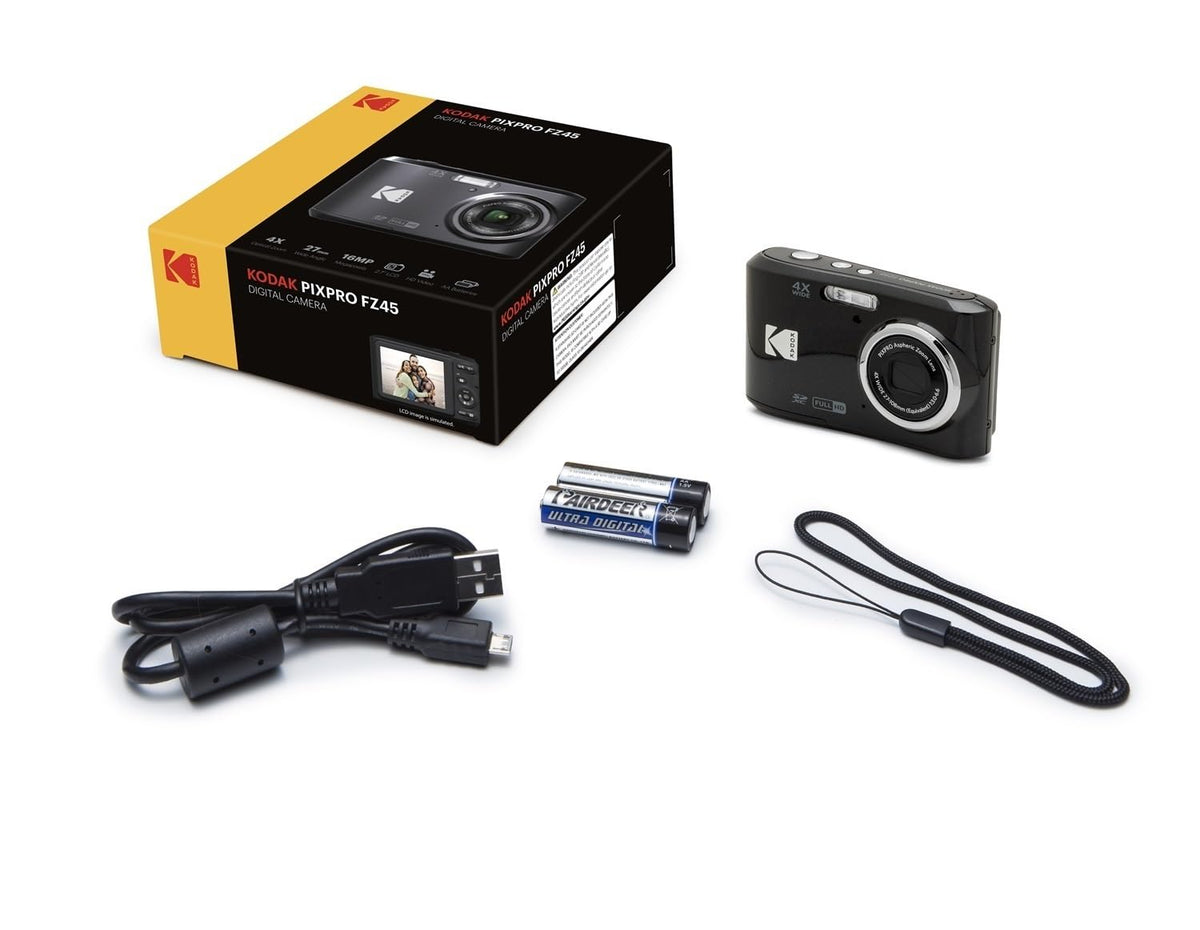 KODAK PIXPRO FZ45 cleaning cloth helps maintain lens clarity