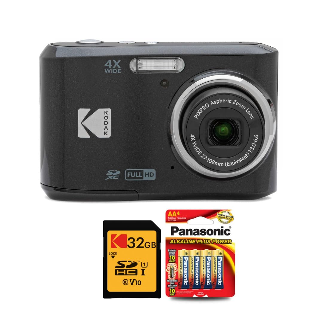 Kodak PIXPRO FZ45 front view shows compact design for everyday shooting.
