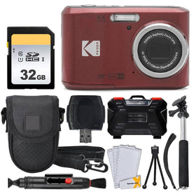 Kodak PIXPRO FZ45 front view shows a compact, travel-friendly design for daily shooting.