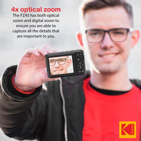 Kodak PIXPRO FZ45 full HD video captures moments with clarity.