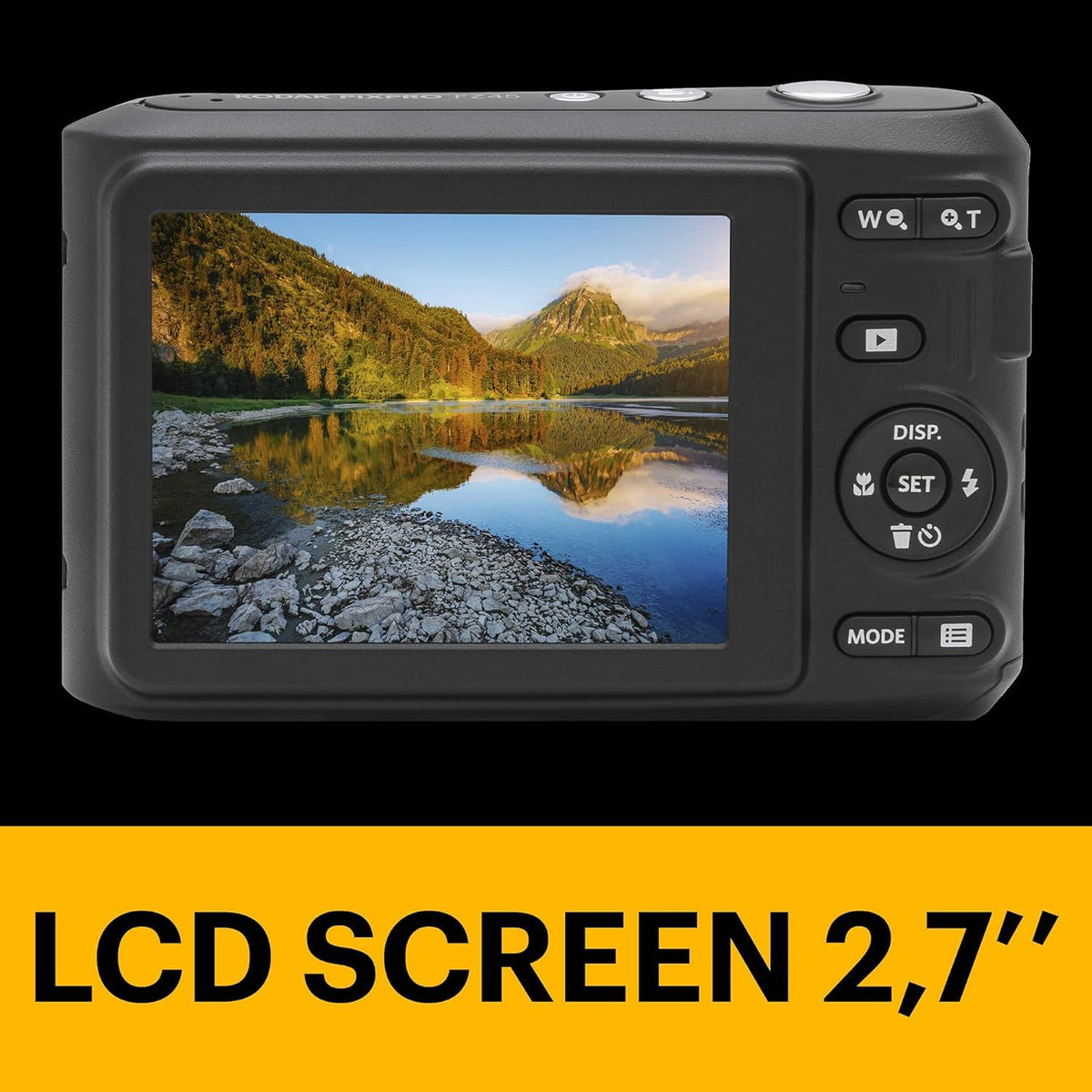 Kodak PIXPRO FZ45 full HD video captures vivid travel moments.