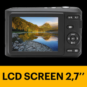 Kodak PIXPRO FZ45 in-hand use demonstrates comfortable grip for handheld photos.