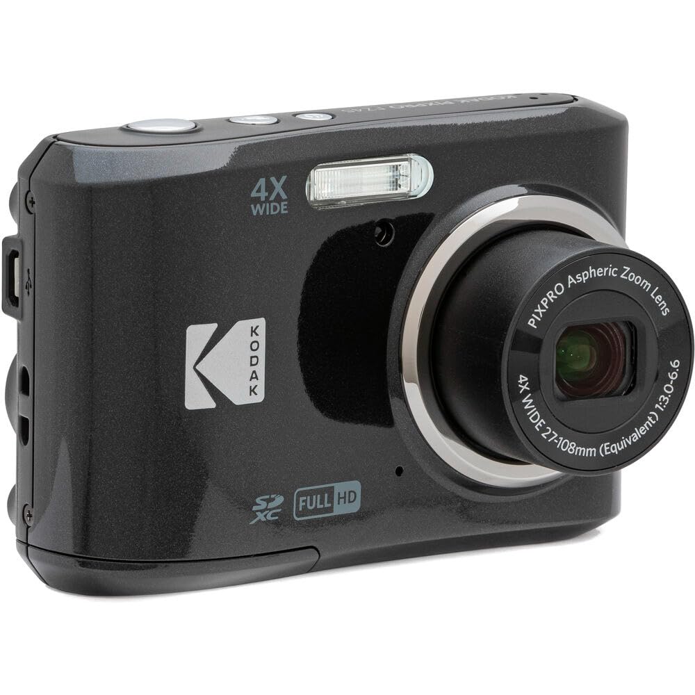Kodak PIXPRO FZ45 LCD display presents bright 2.7-inch screen for easy framing.