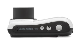 Kodak PIXPRO FZ45-WH compact body fits in a pocket for on-the-go use