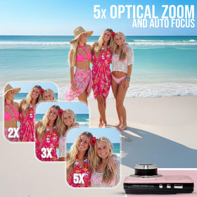 Kodak PixPro FZ55 16MP sensor delivers sharp, colorful photos in varying light.