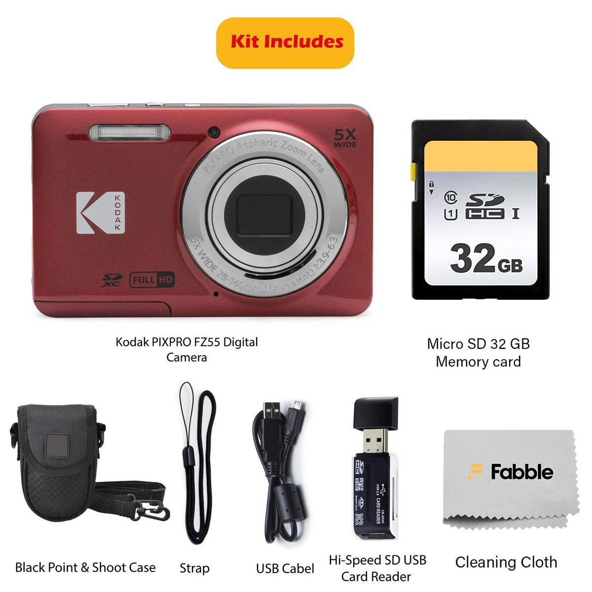 KODAK PIXPRO FZ55 zoom lens enabling flexible framing and detail capture.