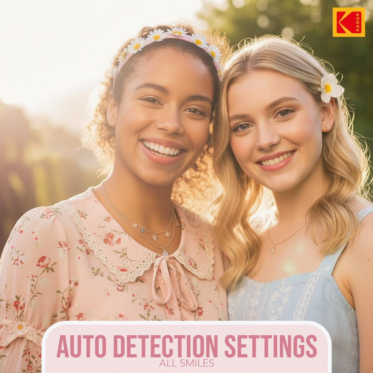 Kodak PixPro FZ55 uses face detection to frame expressive moments accurately.