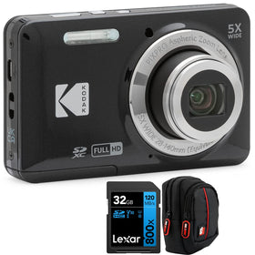 Kodak PIXPRO FZ55 front view showing compact design for travel photography