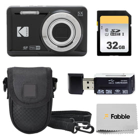 Kodak PIXPRO FZ55 front view, compact and easy to hold.