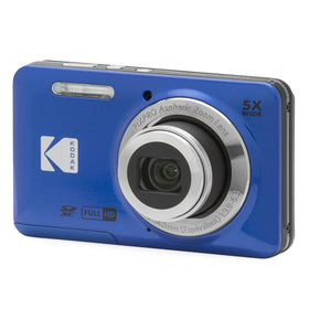 Kodak PIXPRO FZ55 front view shows a compact camera ready for daily carry.